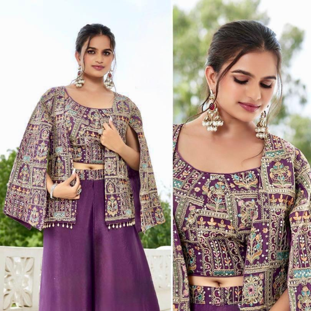 Palazzo Set With Floral Print
