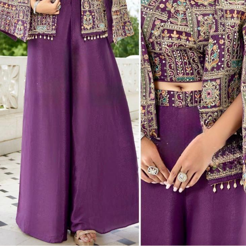 Palazzo Set With Floral Print