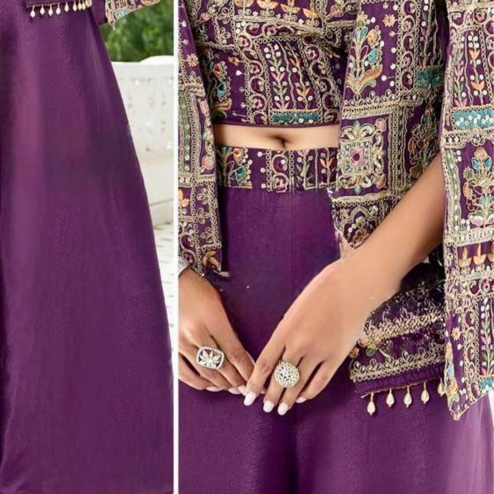 Palazzo Set With Floral Print