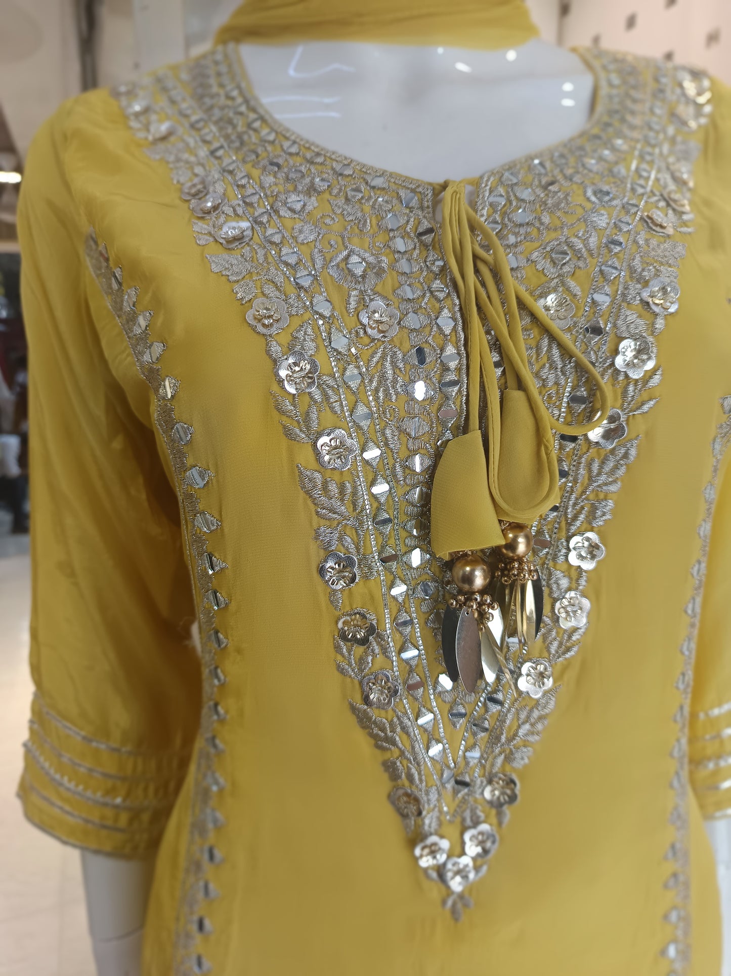 short kurti with garara