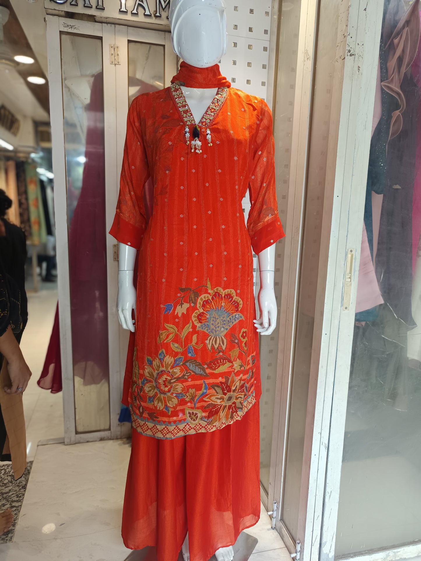 plazo with kurti