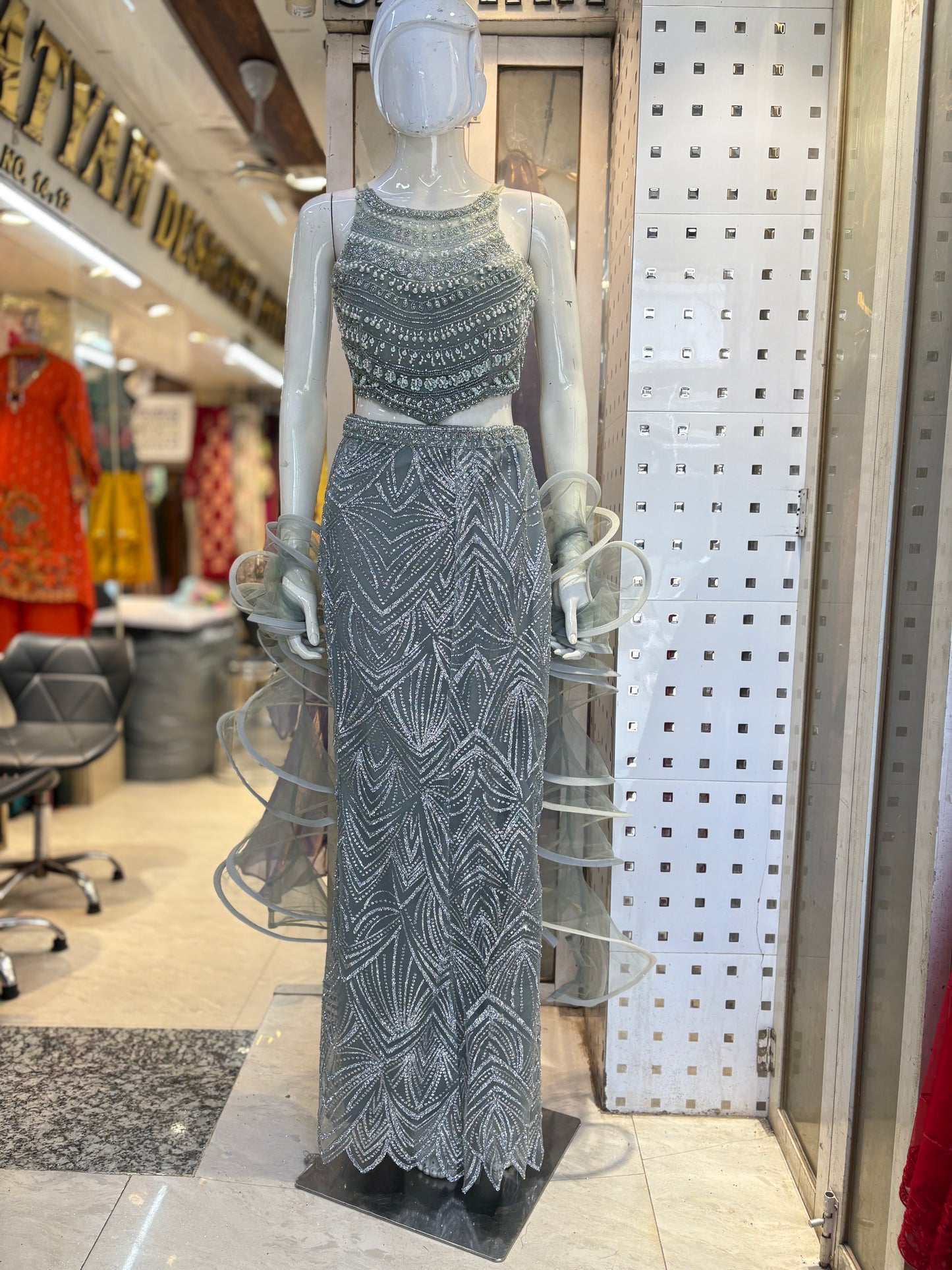 fishcut lehanga choli