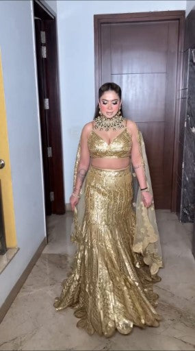 Satyam Crop Top Skirt Luminous Collection