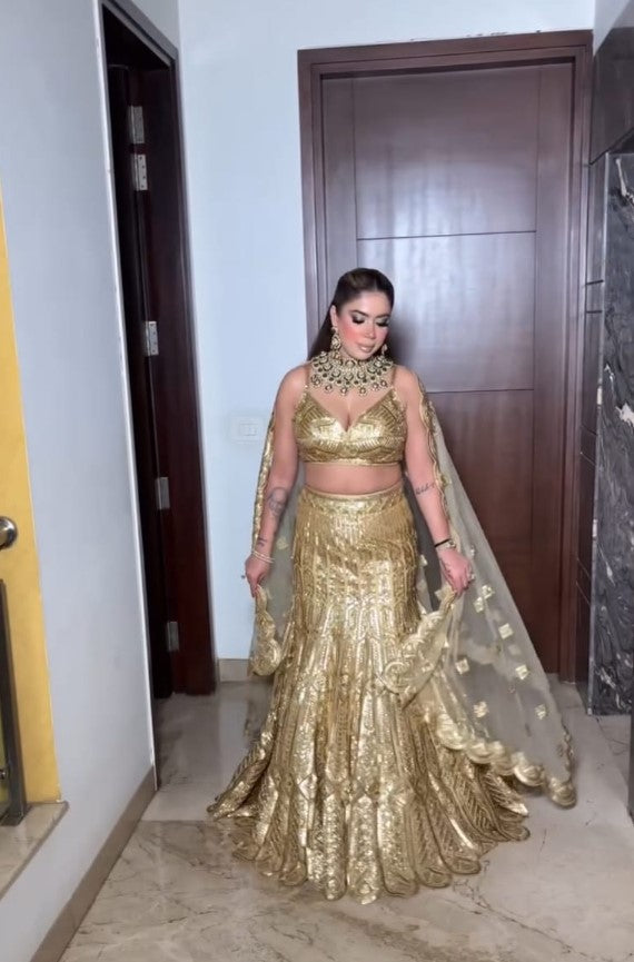 Satyam Crop Top Skirt Luminous Collection