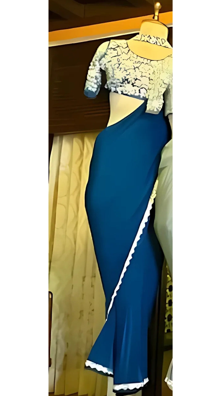 Fabric - Stretch Korean | Handwork -kardana work