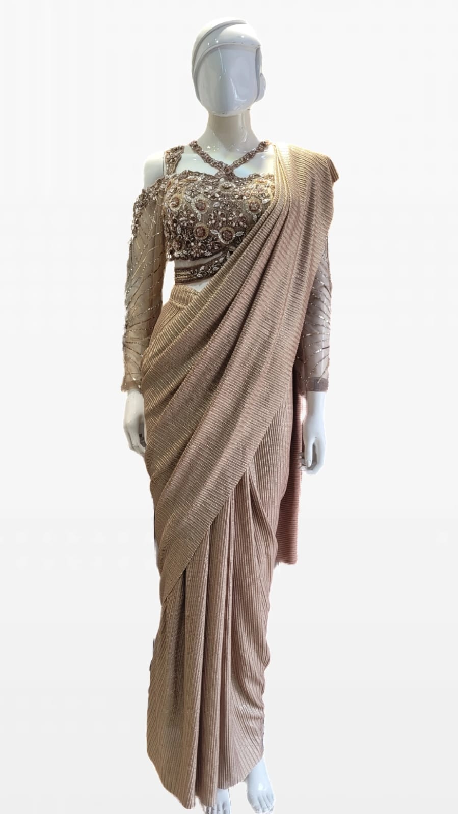 Hand work full sequins & kardana work