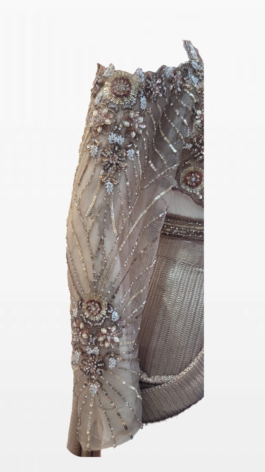 Hand work full sequins & kardana work
