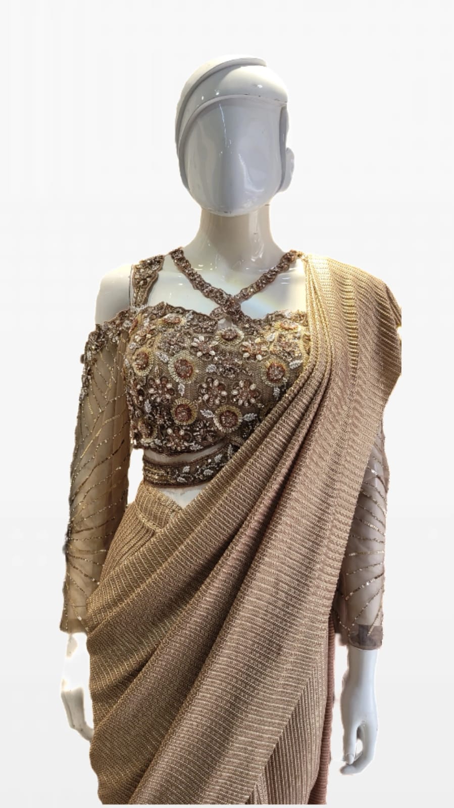 Hand work full sequins & kardana work
