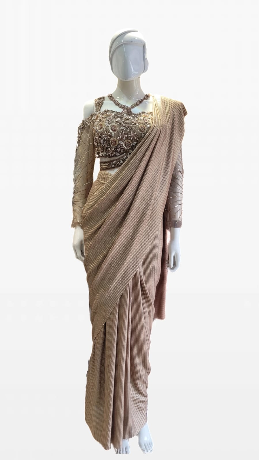 Hand work full sequins & kardana work