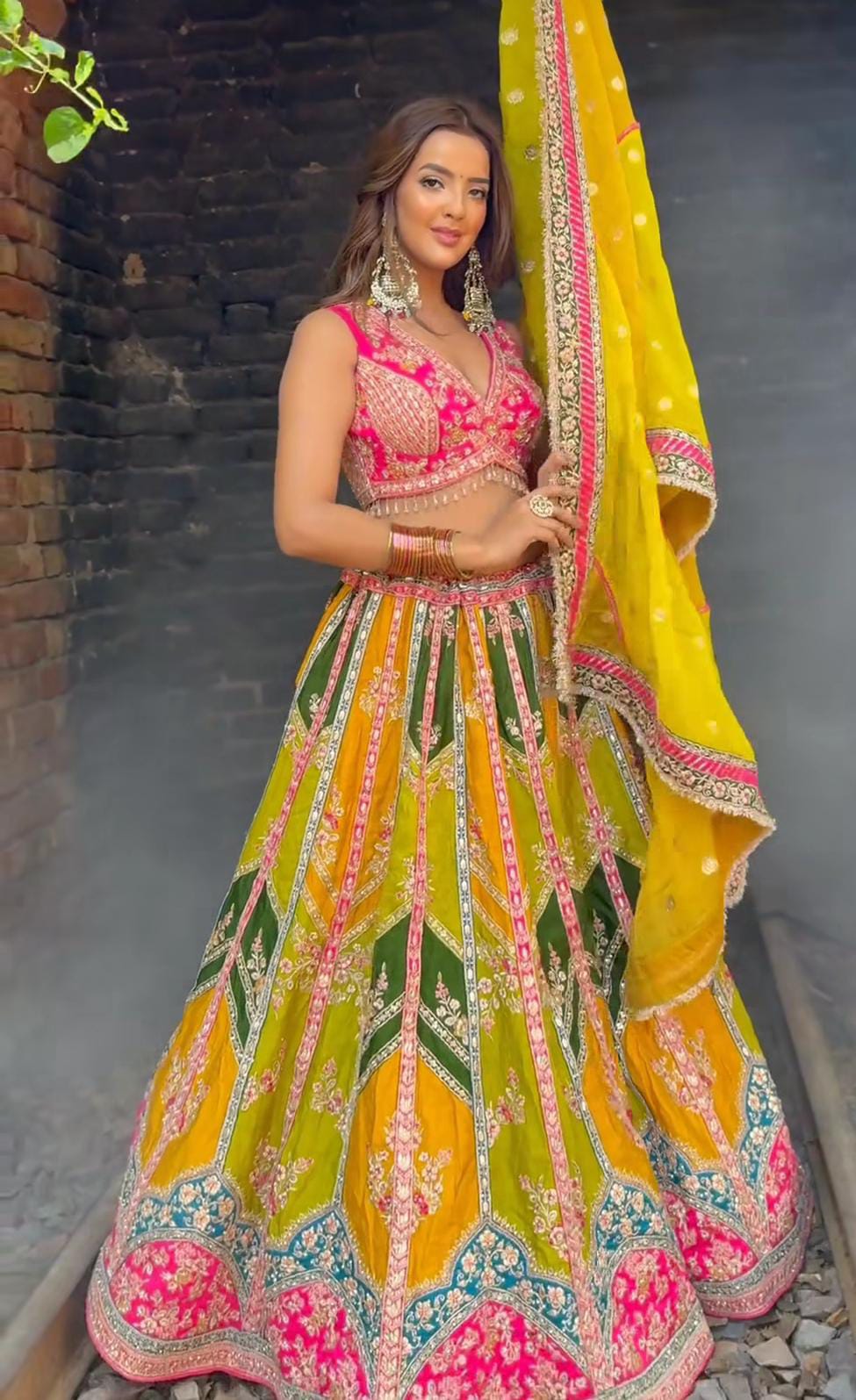 Multi-Colored Lehenga