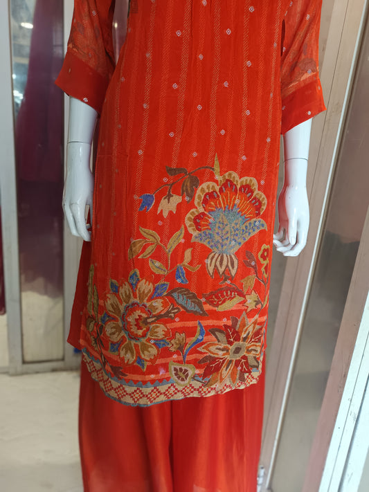 plazo with kurti