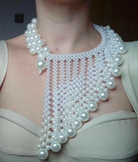 necklace and cape