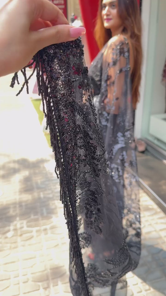 party wear readymade saree
